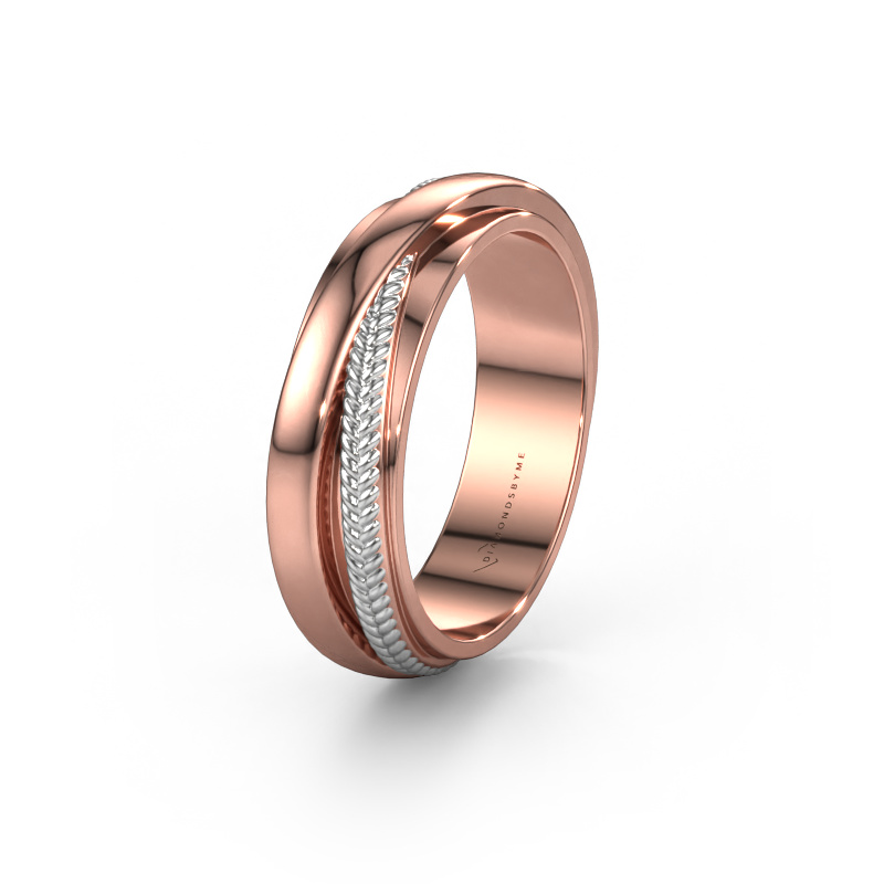 Bild von Trauring WHM0080M 585 Roségold ±6x2.6 mm