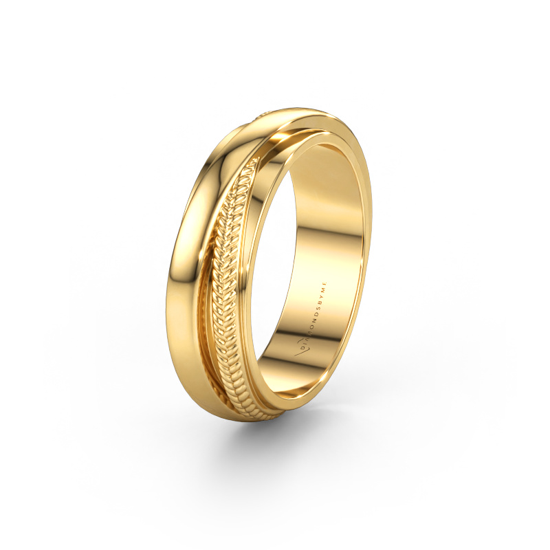 Bild av Vigselring WHM0080M 585 gult guld ±6 x 2,6 mm