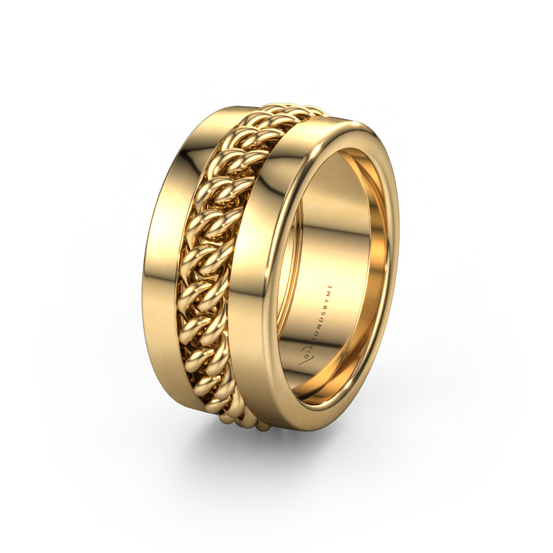Image of Wedding ring WHM0081M 585 gold ±0.47x0.11in
