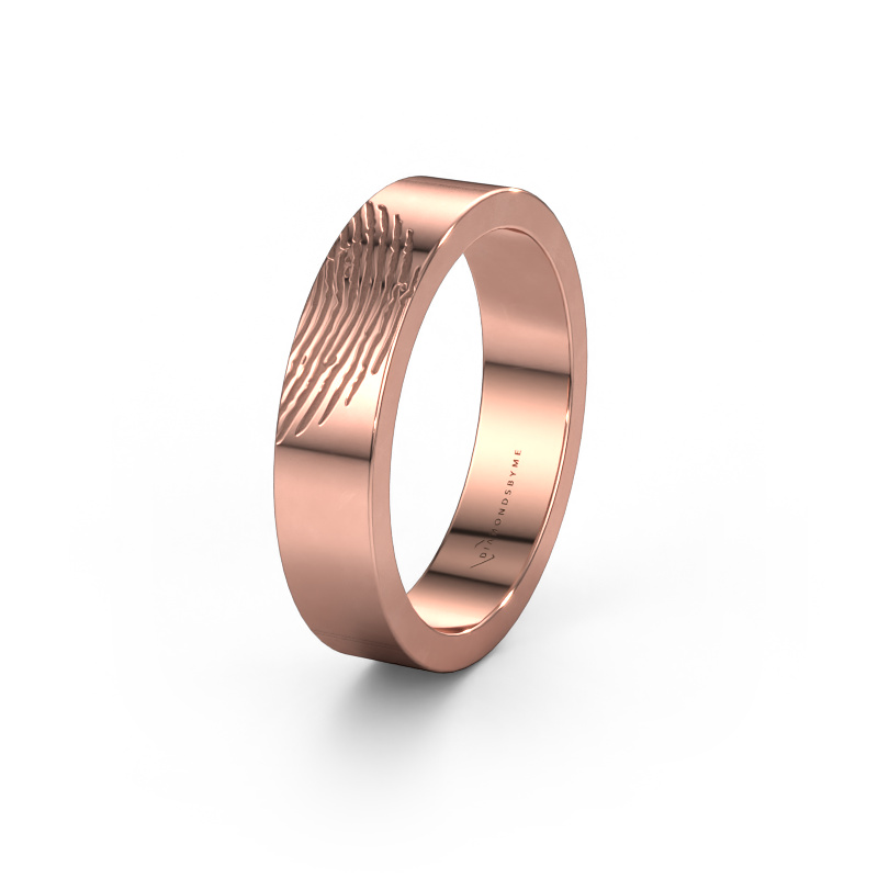 Image of Wedding ring WHM0418M15P 585 rose gold ±0.20x0.08 in