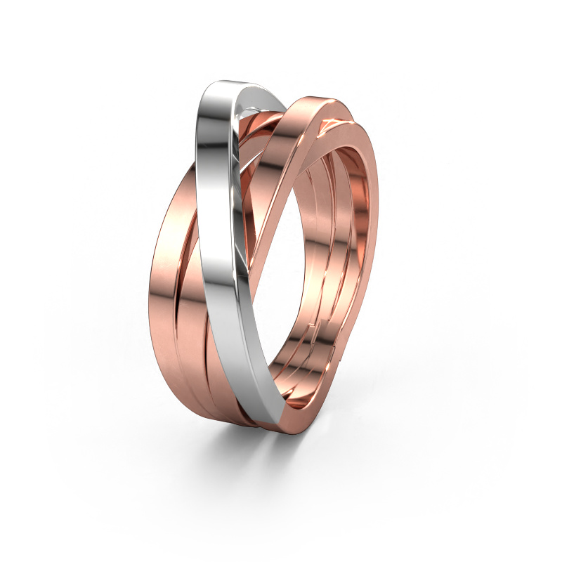 Bild von Ehering WHR0004M 585 Roségold ±10x2.6 mm
