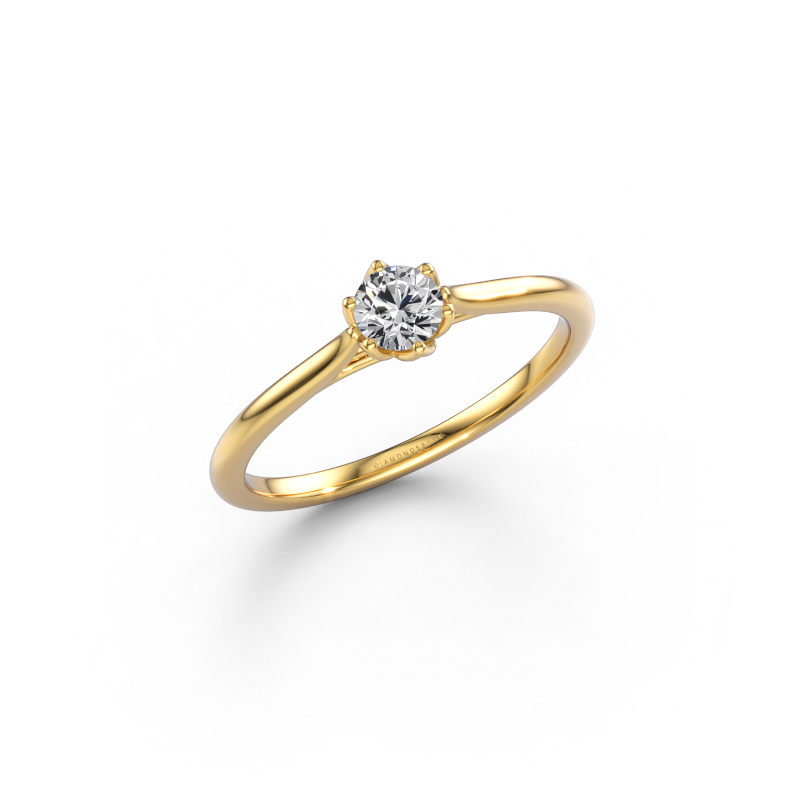 Image of Engagement ring Winona RND 585 gold Diamond 0.25 crt