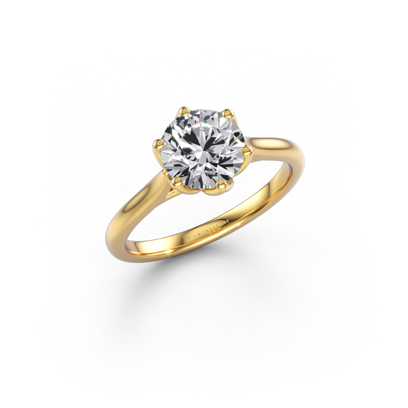 Immagine di Anello di fidanzamento Winona RND 585 oro Diamante lab grown 1.50 crt