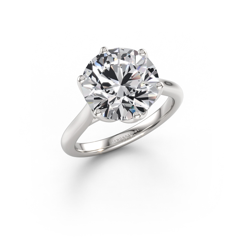 Immagine di Anello di fidanzamento Winona RND 950 platino Diamante lab grown 5.00 crt