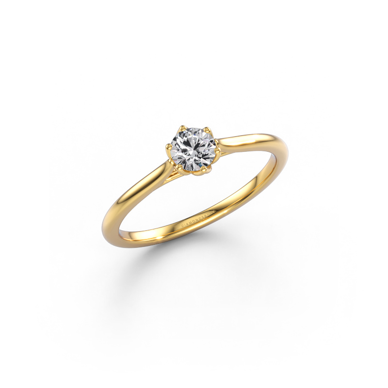 Immagine di Anello di fidanzamento Winona RND 585 oro Diamante lab grown 0.30 crt