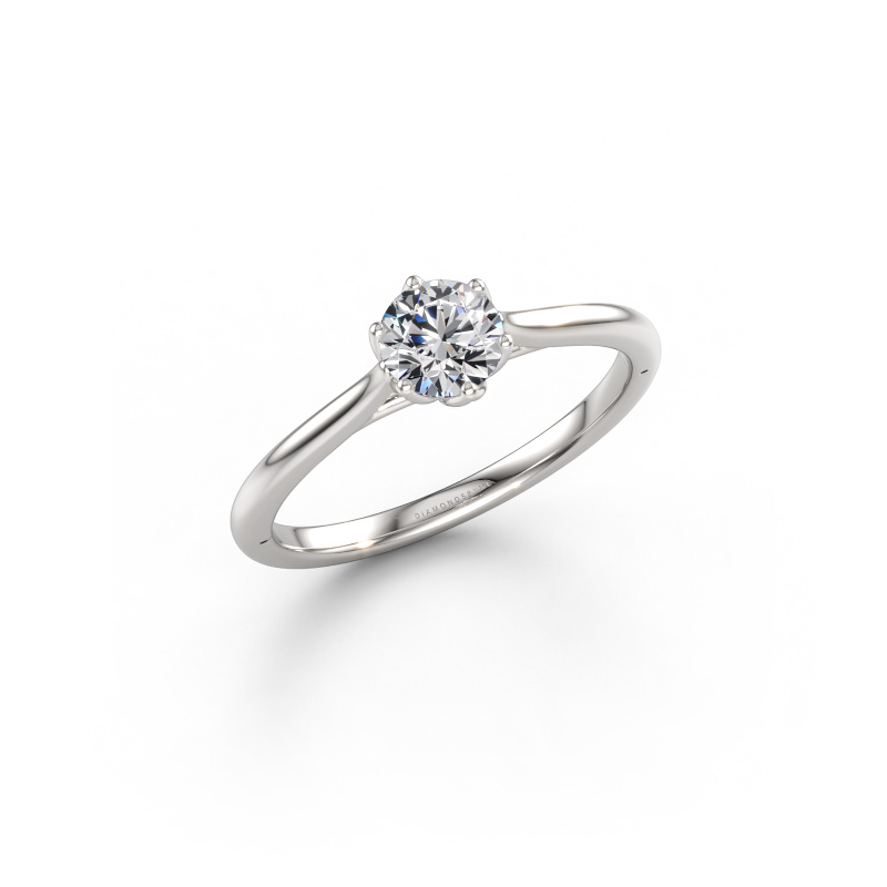 Image of Engagement ring Winona RND 950 platinum Lab-grown diamond 0.50 crt