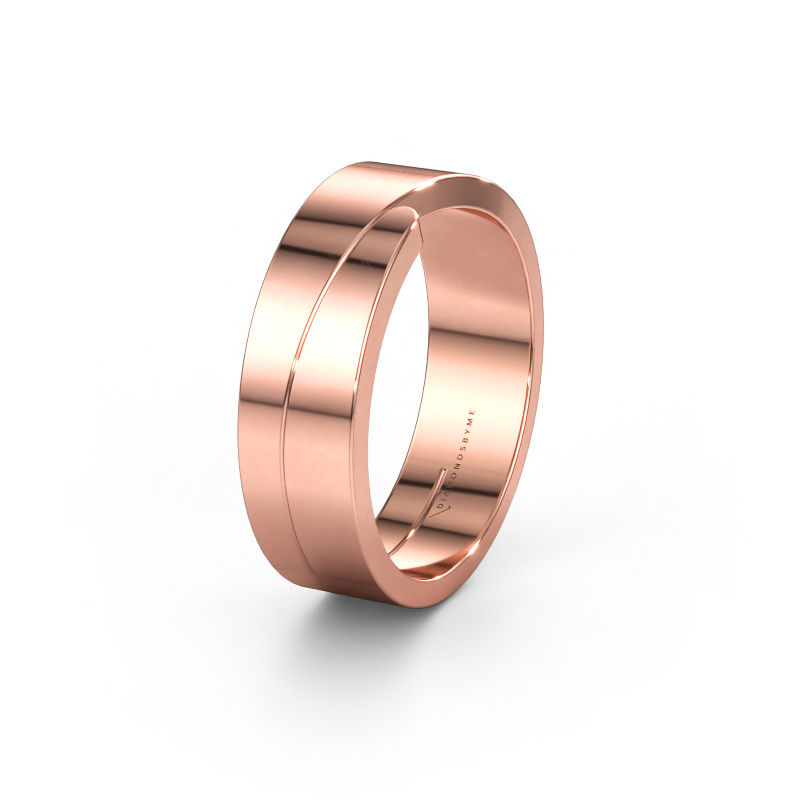 Immagine di Fede nuziale WMH0362M 585 oro rosa ±6 x 2 mm