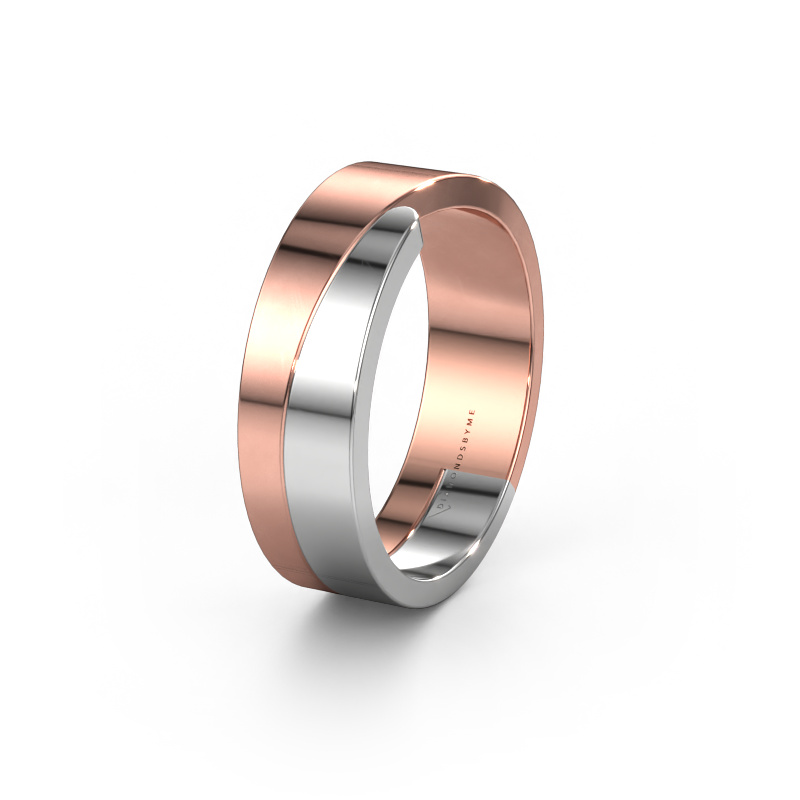 Image of Weddings ring WMH0362M 585 rose gold ±0.24x0.08 in