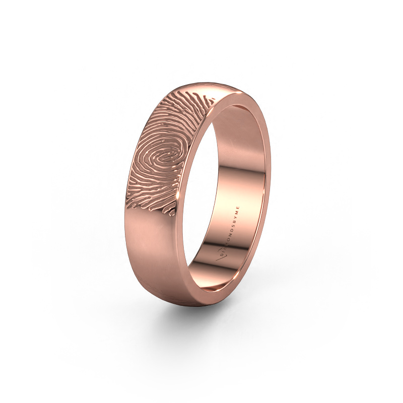 Image of Wedding ring WMH0420M26BP 585 rose gold ±0.24x0.06 in