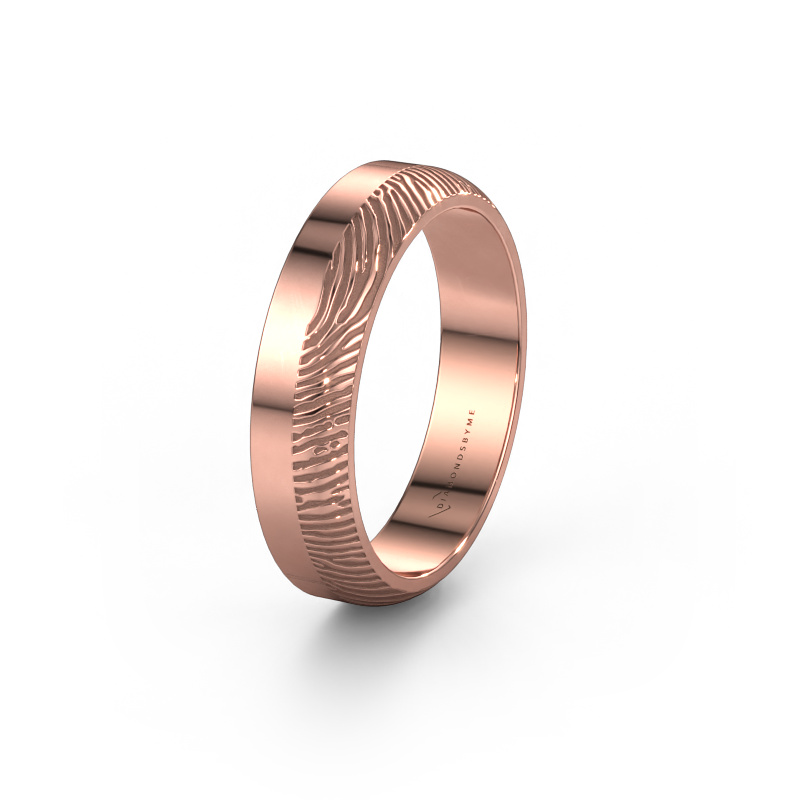 Image of Wedding ring WMH0424M95BP 585 rose gold ±0.20x0.08 in