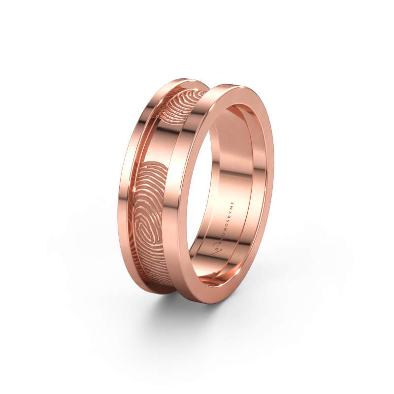 Immagine di Fede nuziale WMH0427M955BP 585 oro rosa ±7 x 2 mm