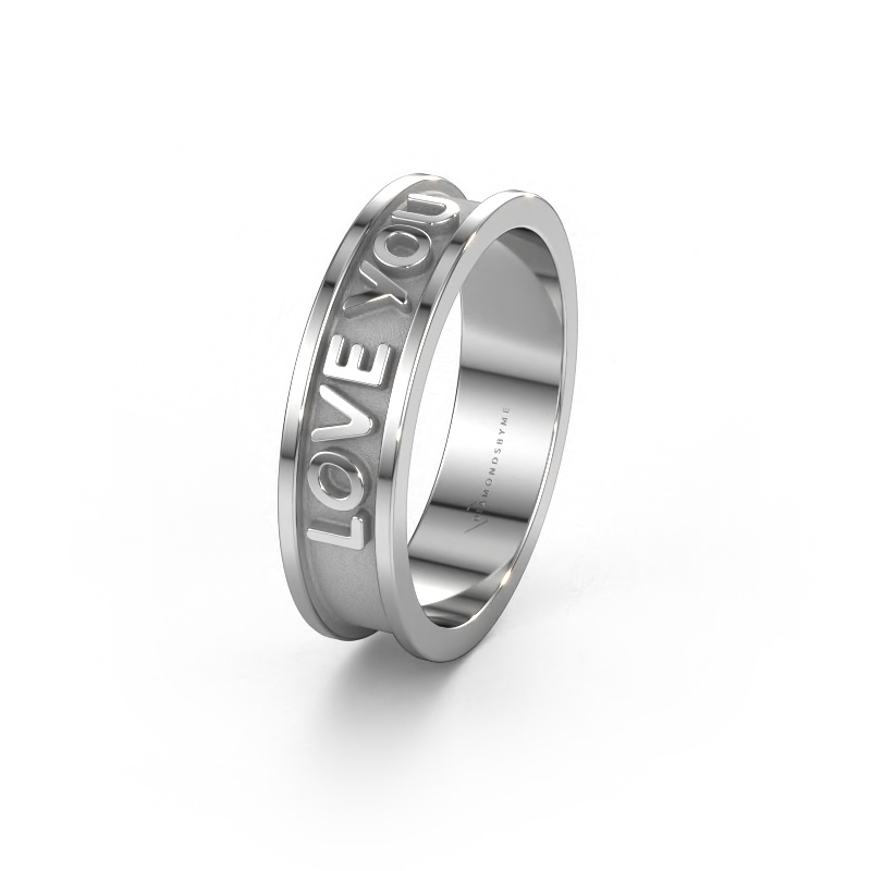 Image of Friendship ring WMH0434M96AP 950 platinum ±6x1.7 mm