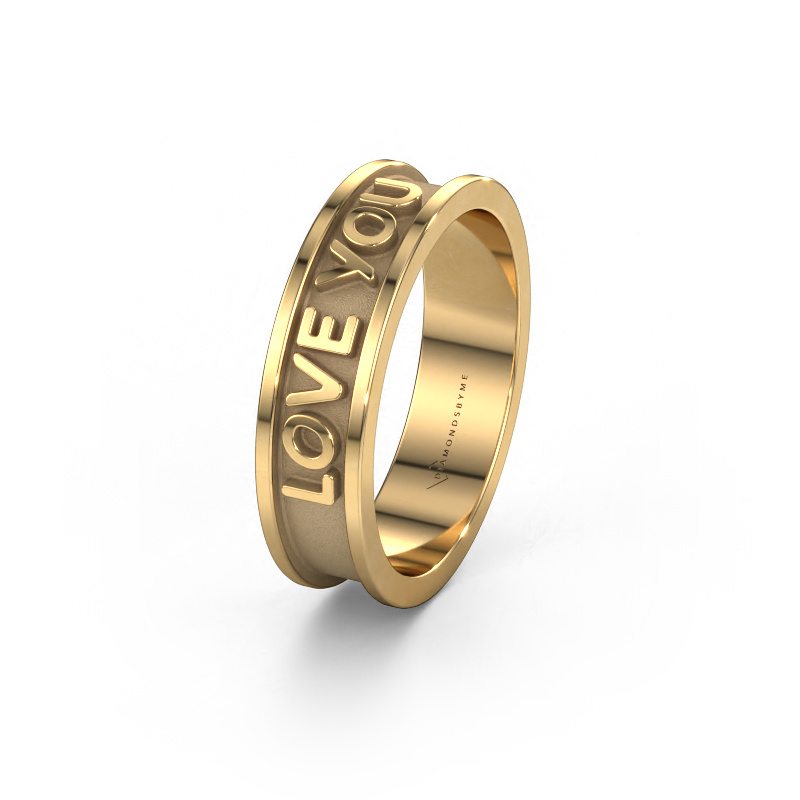 Image of Friendship ring WMH0434M96AP 585 gold ±6x1.7 mm