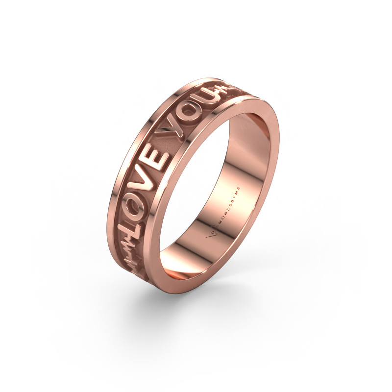 Image of Wedding ring Namering 3 585 rose gold ±6x1.7 mm