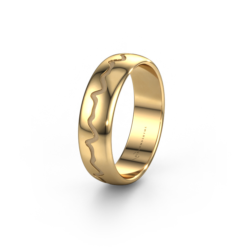 Bild von Ehering Heartbeat 2 585 Gold ±5x1.7 mm