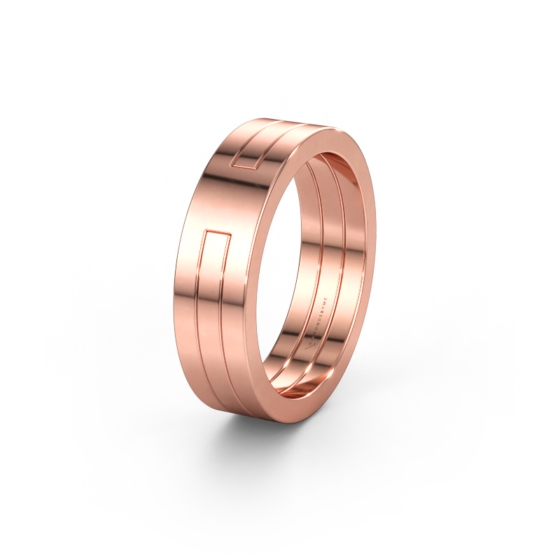 Immagine di Fede nuziale WMH0530M 585 oro rosa ±6 x 2 mm