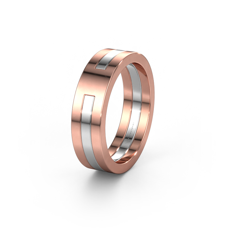 Image of Wedding ring WMH0530M 585 rose gold ±0.24x0.08 in
