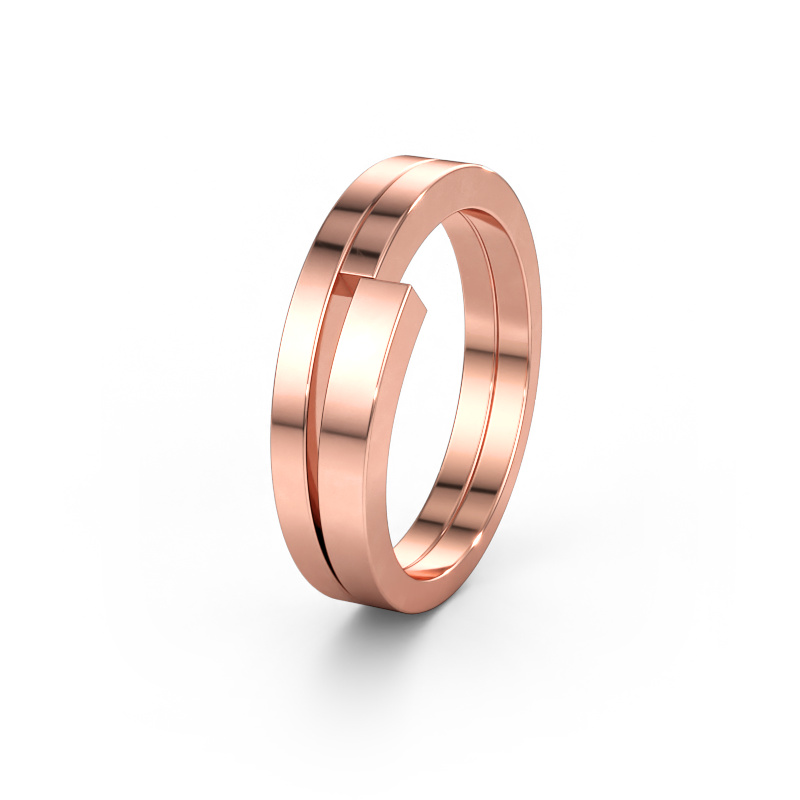 Bild av Vigselring WMR0037M 585 roséguld ±6 x 2,6 mm