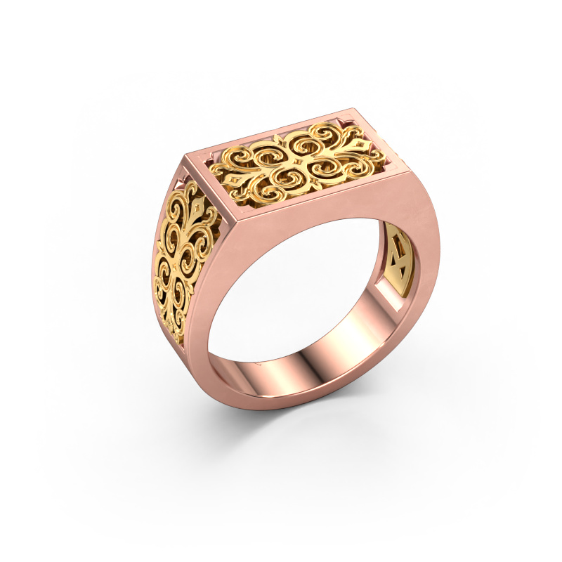 Afbeelding van Heren ring Wouter 585 rosé goud