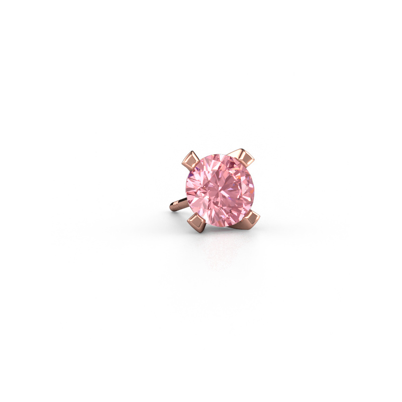 Bild von Männer Ohrstecker Xaver 585 Roségold Rosa Labordiamant 6.5 mm