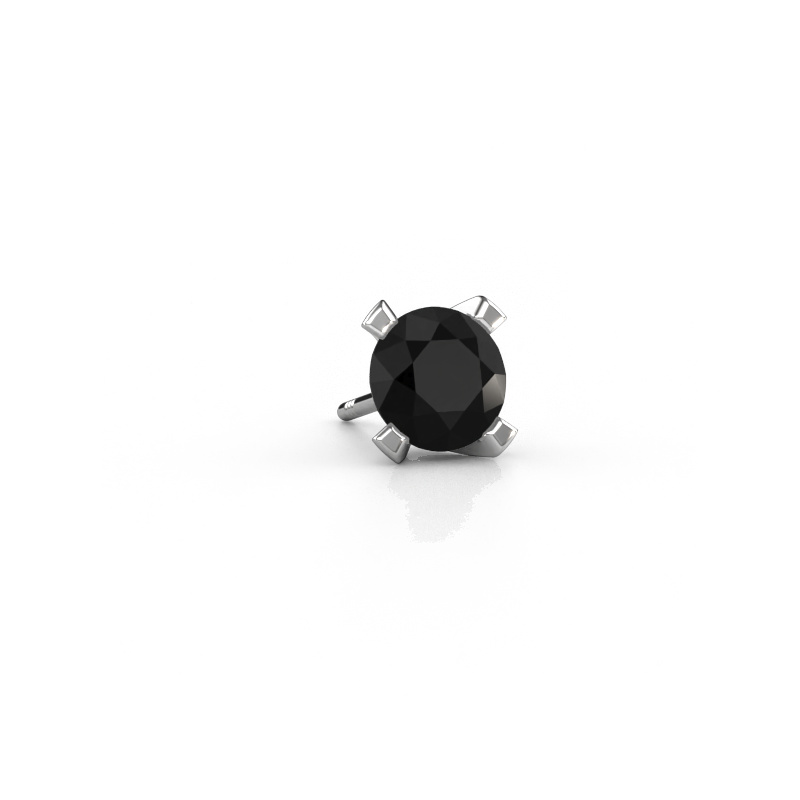 Image de Boucle d'oreille homme Xaver 950 platine Diamant noir 1.30 crt
