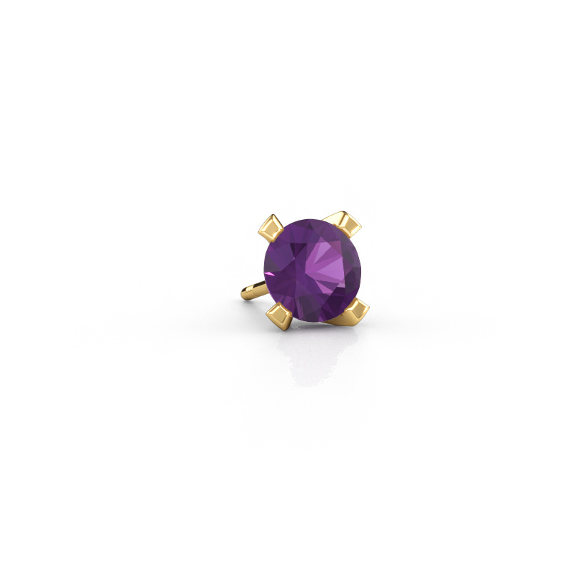 Bild von Männer Ohrstecker Xaver 585 Gold Amethyst 6.5 mm