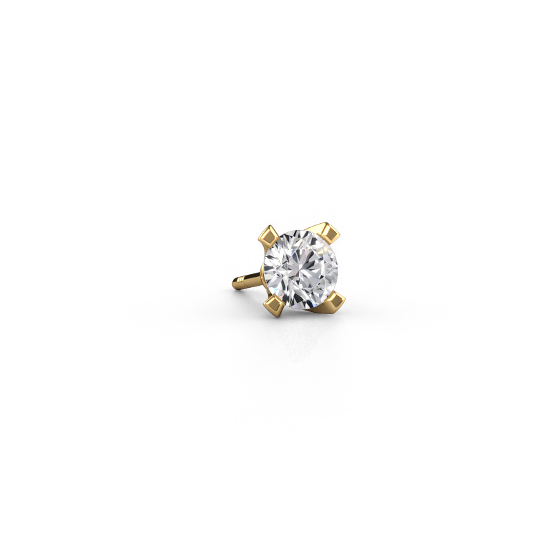 Image of Men's earring Xaver 585 gold Lab grown diamond 0.50 crt