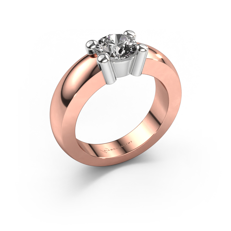 Image of Ring Yasmin 1 585 rose gold Diamond 1.00 crt