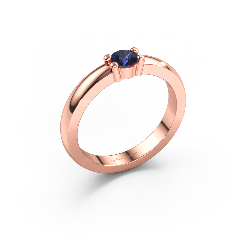 Bild av Ring Yasmin 1 585 roséguld Safir 4 mm