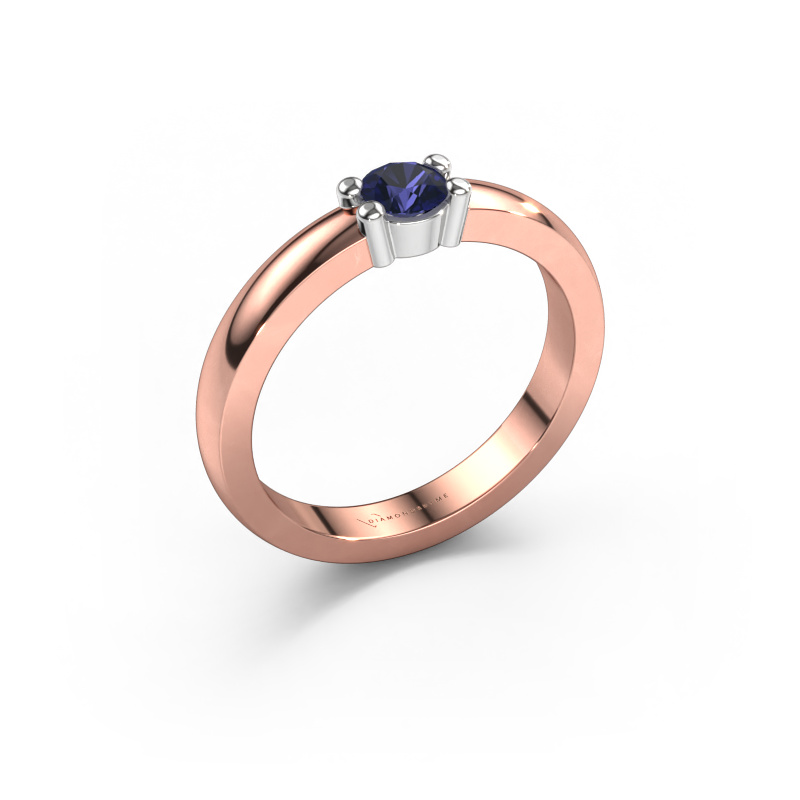 Image of Ring Yasmin 1 585 rose gold Sapphire 4 mm