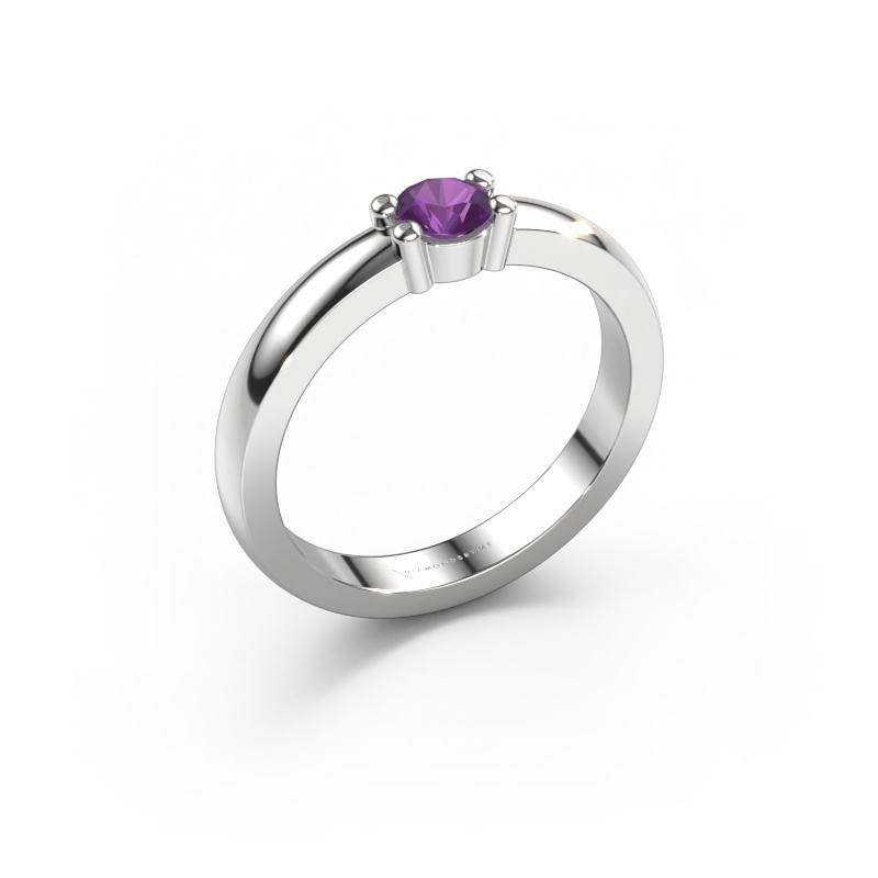 Image of Ring Yasmin 1 950 platinum Amethyst 4 mm