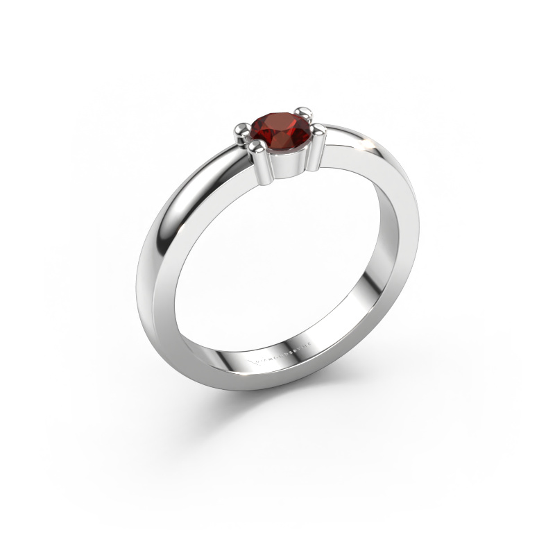 Image of Ring Yasmin 1 950 platinum Garnet 4 mm
