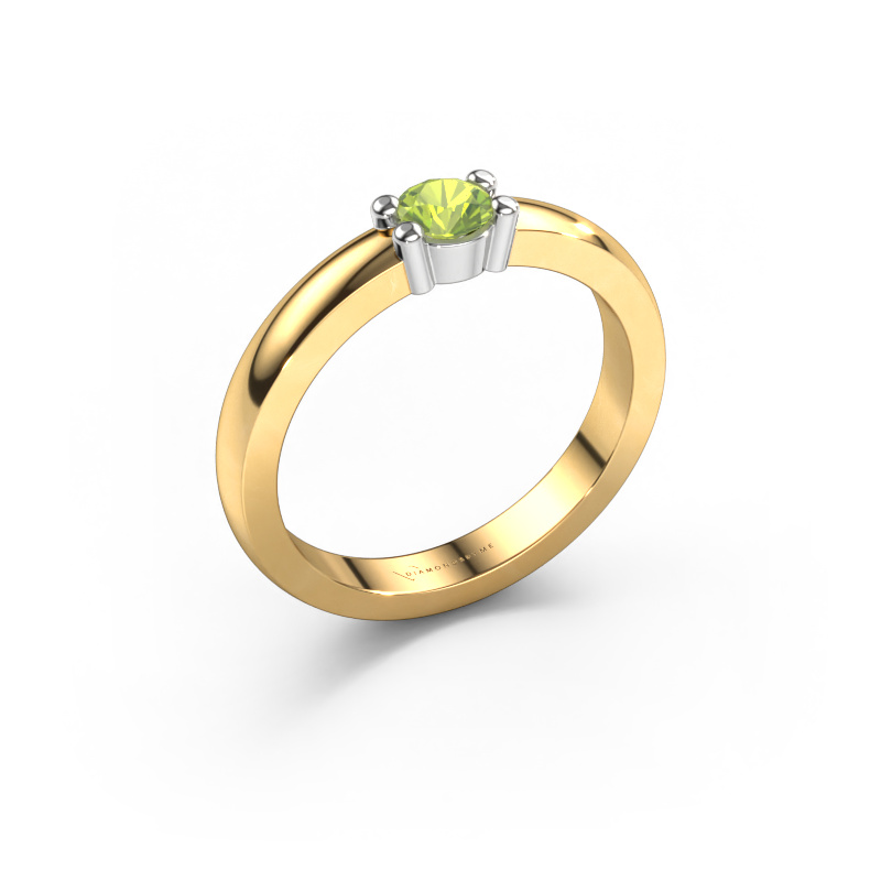 Bild von Ring Yasmin 1 585 Gold Peridot 4 mm