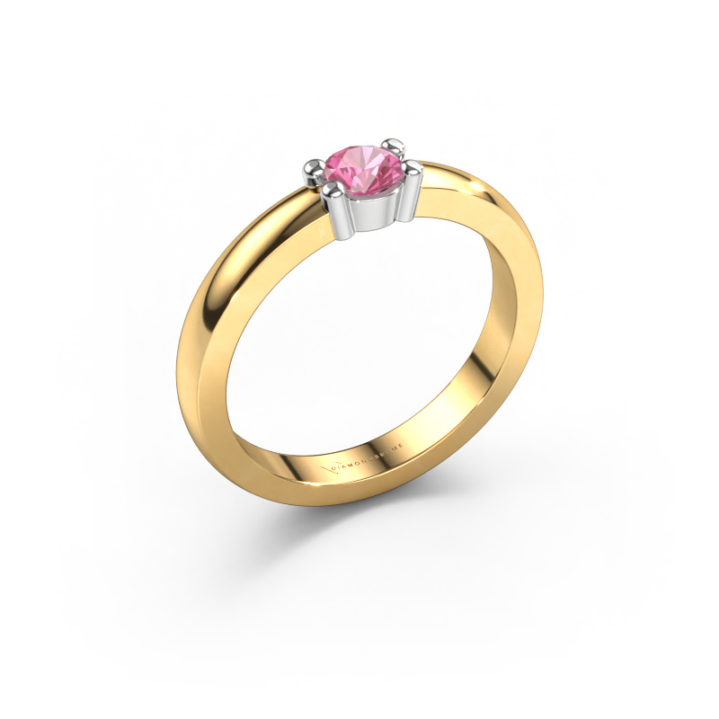 Image of Ring Yasmin 1 585 gold Pink sapphire 4 mm