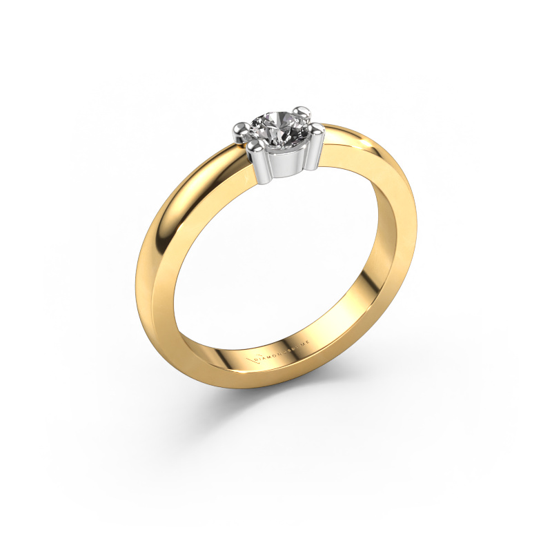 Image de Bague Yasmin 1 585 or jaune Diamant 0.30 crt