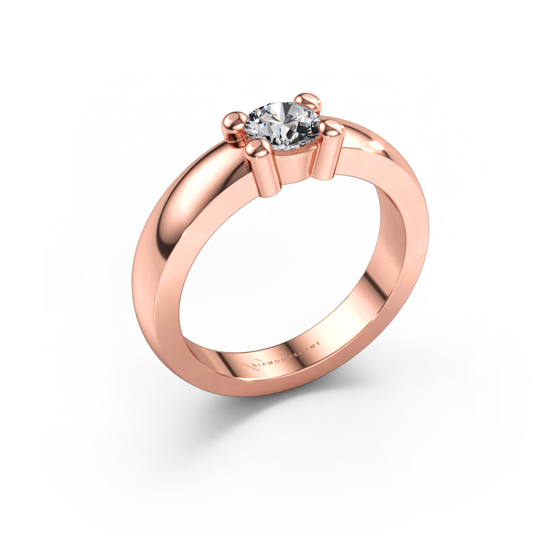 Bild av Ring Yasmin 1 585 roséguld Labbodlad diamant 0.40 crt