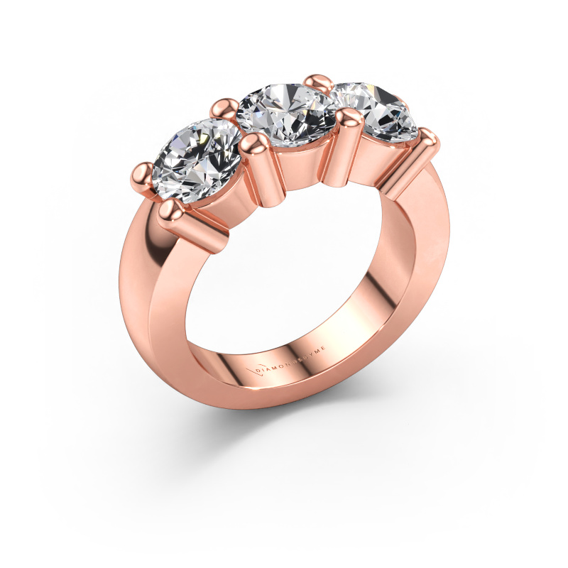 Bild av Ring Yasmin 3 585 roséguld Diamant 3.00 crt