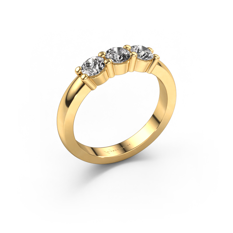 Bild von Ring Yasmin 3 585 Gold Diamant 0.75 crt
