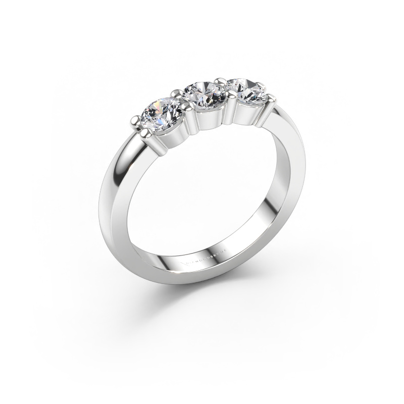 Bild av Ring Yasmin 3 950 platina Diamant 0.900 crt