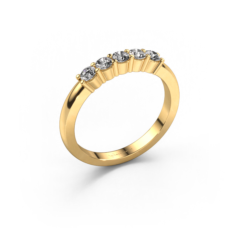 Image of Ring Yasmin 5 585 gold Zirconia 3 mm
