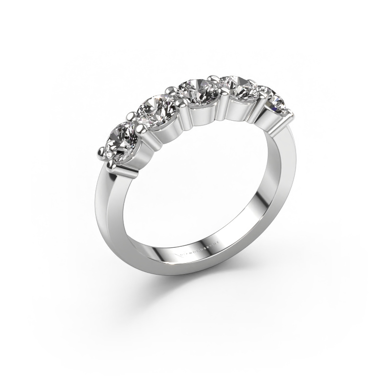 Image of Ring Yasmin 5 950 platinum Diamond 1.25 crt