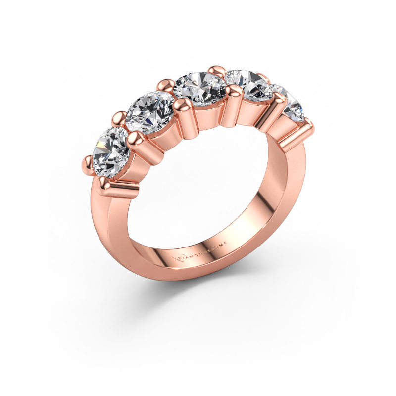 Immagine di Anello Yasmin 5 585 oro rosa Diamante 2.00 crt