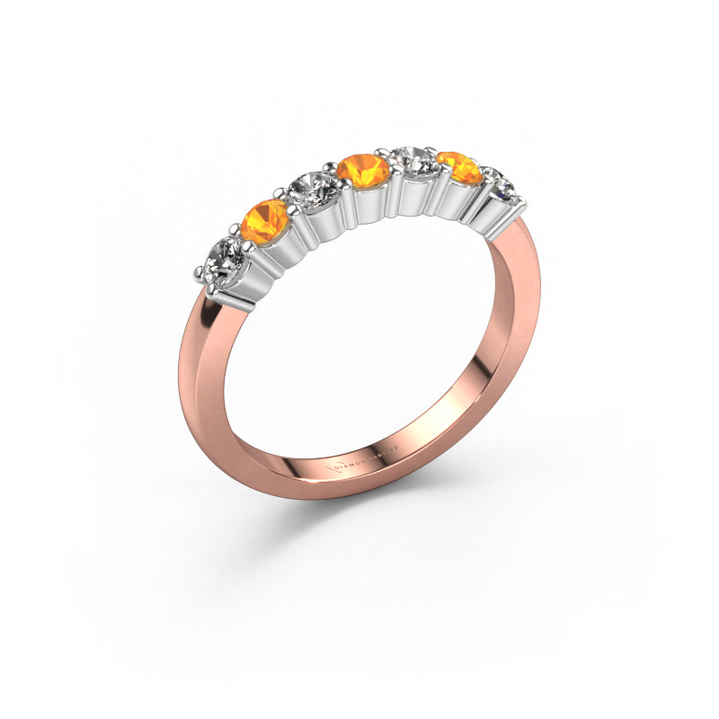 Image of Ring Yasmin 7 585 rose gold Citrin 2.7 mm