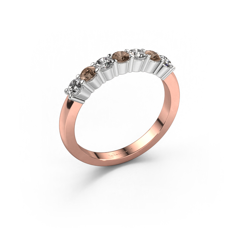 Image of Ring Yasmin 7 585 rose gold Brown diamond 0.56 crt
