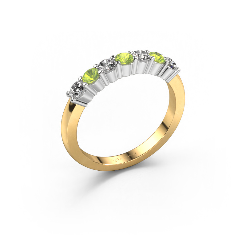 Image of Ring Yasmin 7 585 gold Peridot 2.7 mm