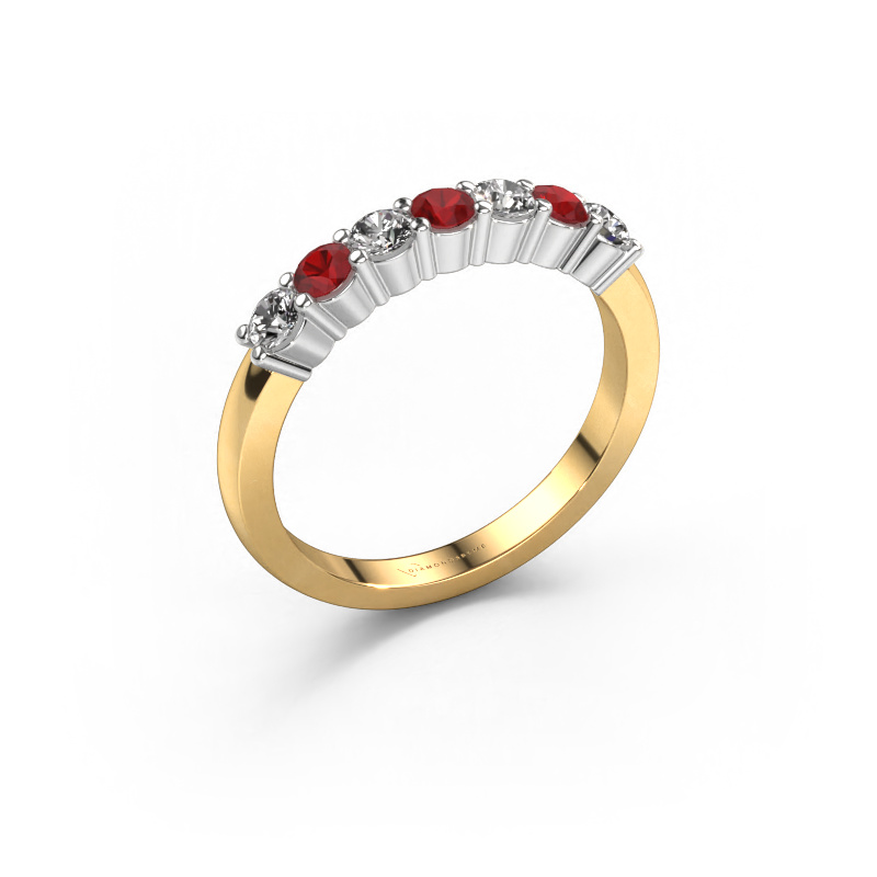 Image of Ring Yasmin 7 585 gold Ruby 2.7 mm