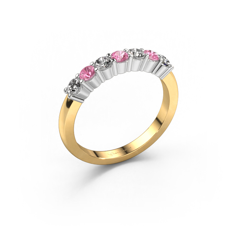 Bild von Ring Yasmin 7 585 Gold Pink Saphir 2.7 mm