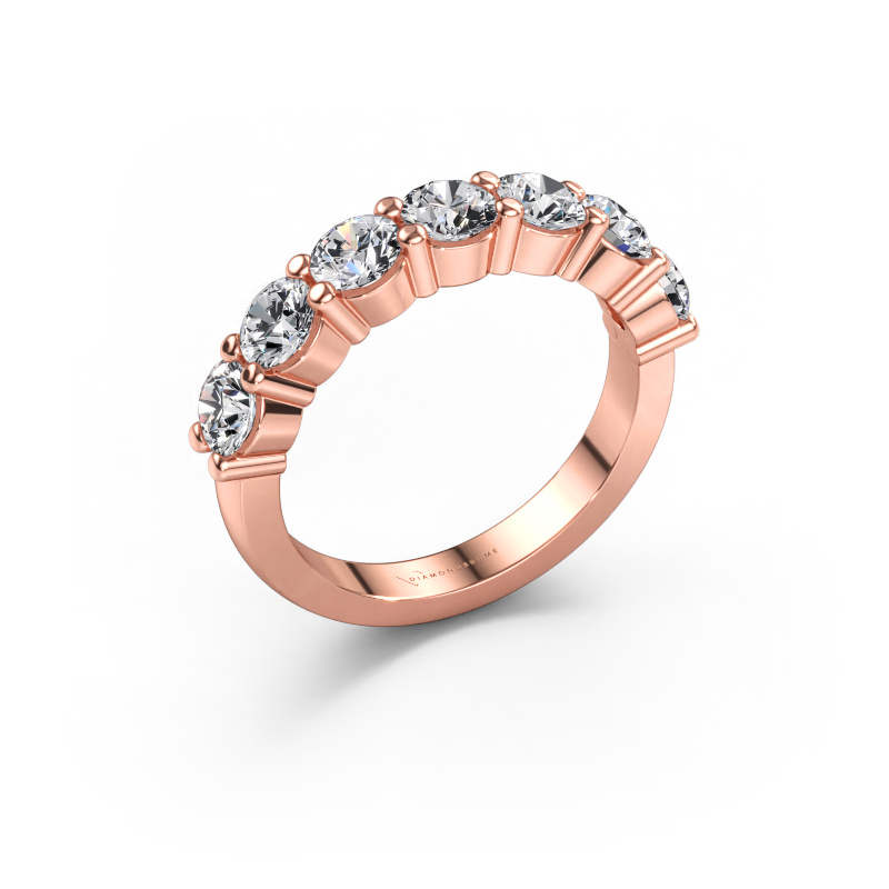 Bild av Ring Yasmin 7 585 roséguld Labbodlad diamant 2.100 crt