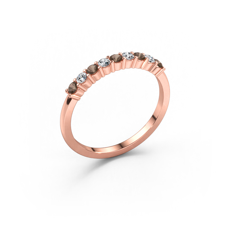 Bild av Ring Yasmin 9 585 roséguld Rökkvarts 2.4 mm