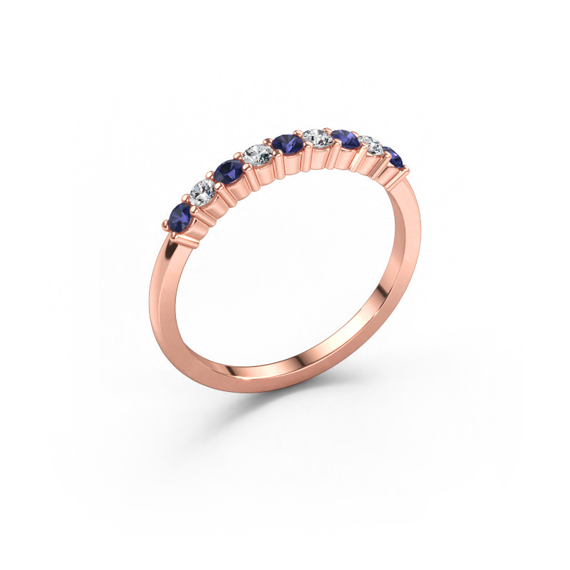 Bild av Ring Yasmin 9 585 roséguld Safir 2.4 mm